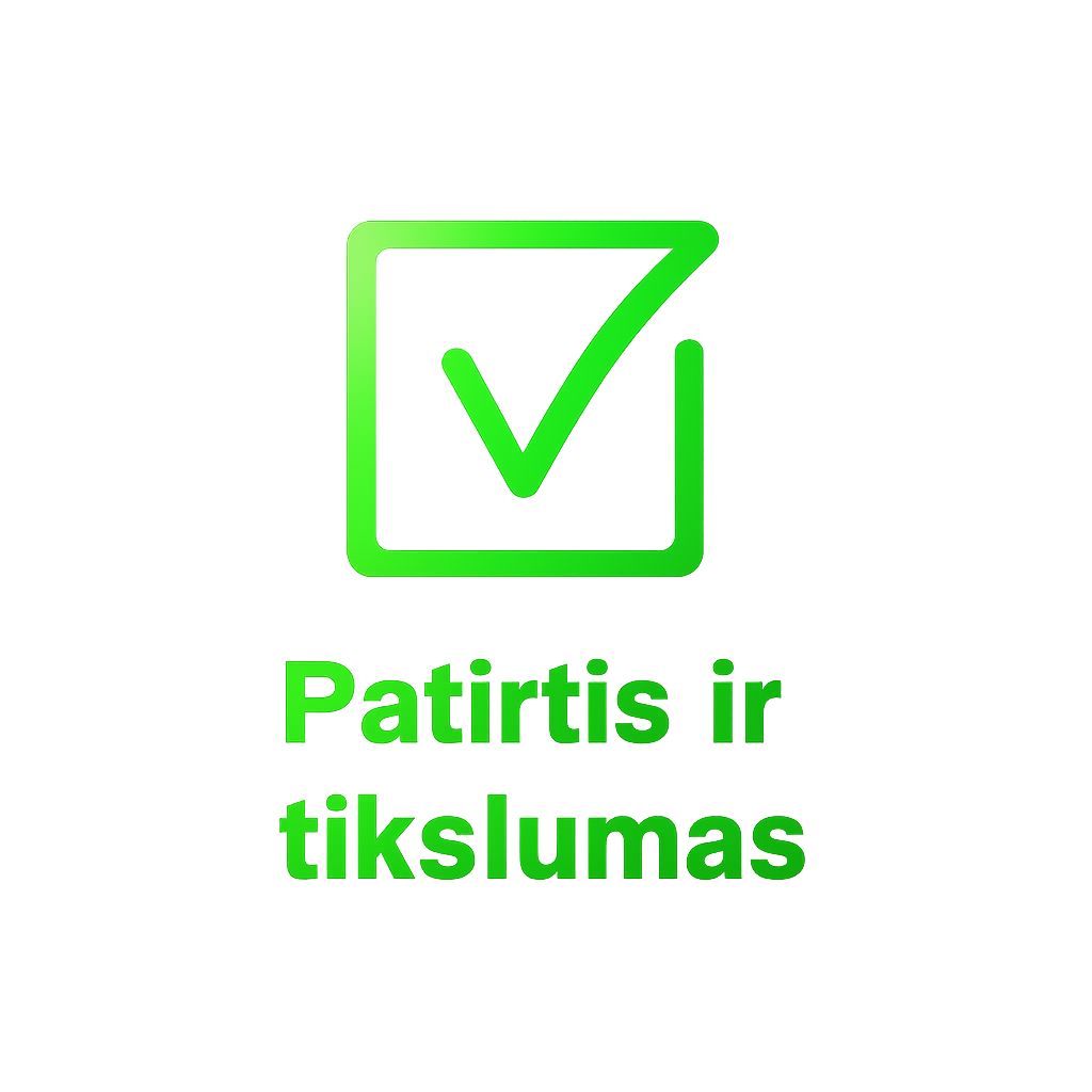 Patirtis ir tikslumas